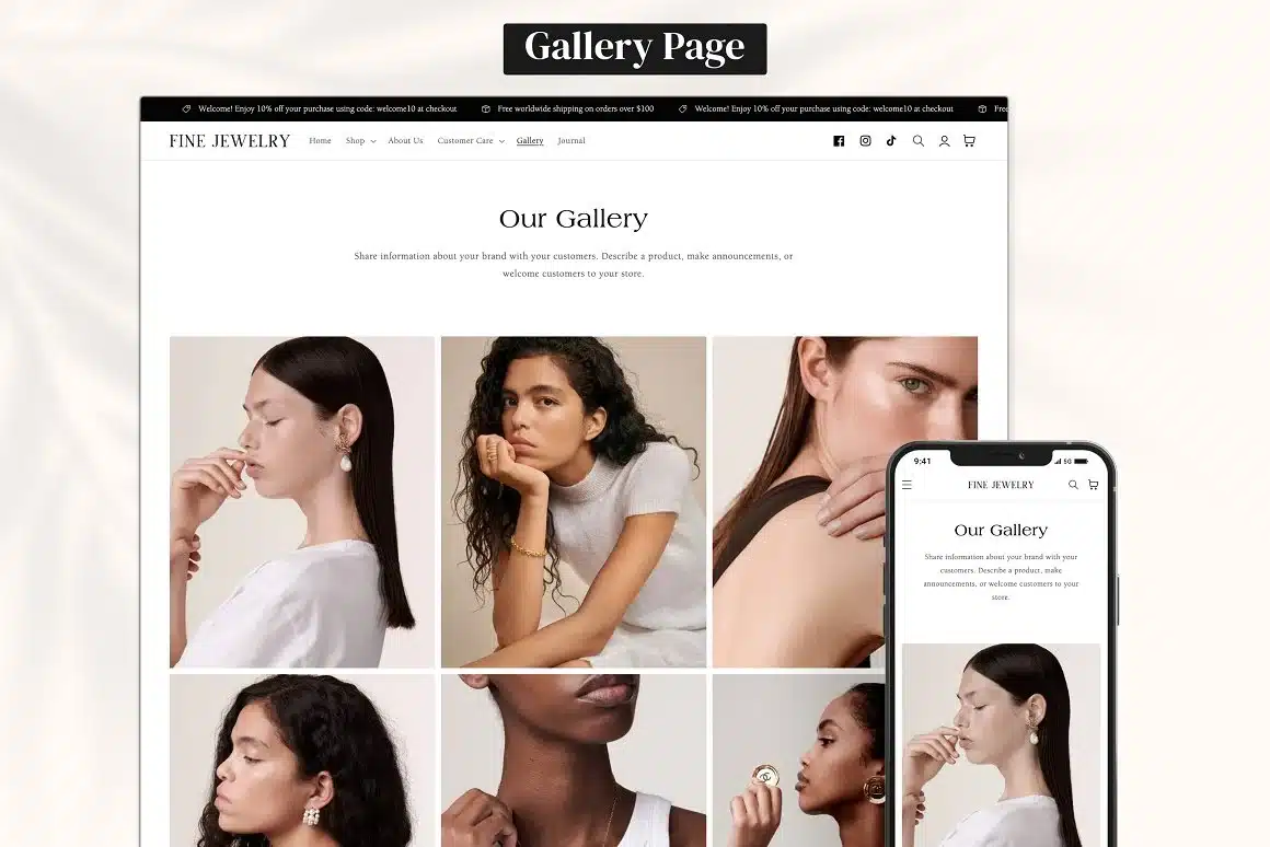 Fine Jewelry - Elegant Shopify Theme 4