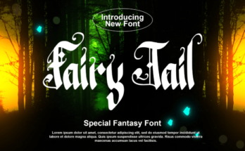 Fairy Tail Font