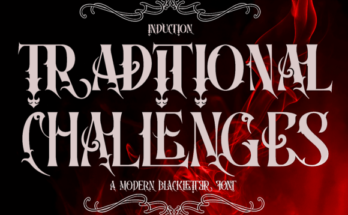 Traditional Challenges Font