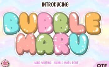 Bubble Maru Font