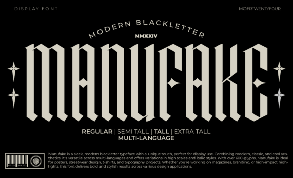 Manufake Font