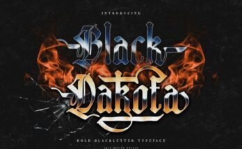 Black Dakota Font