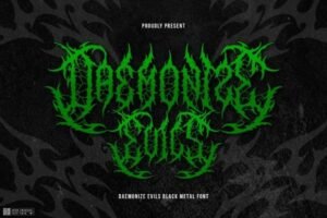 Daemonize Evils Font