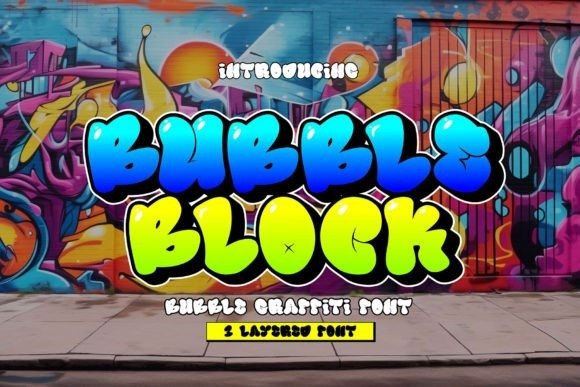 Bubble Block Font