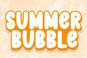 Summer Bubble Font