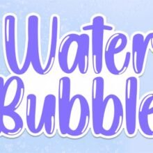 Water Bubble Font