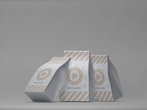 Coffee Bag Packaging Mockup