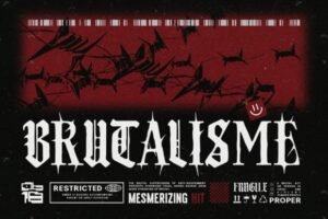 Dark Brutal Font