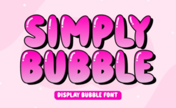 Simply Bubble Font