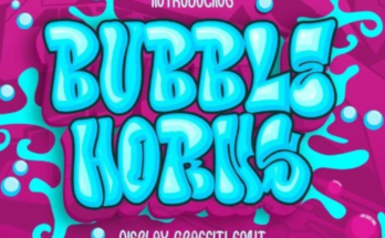 Bubble Horns Graffiti Font