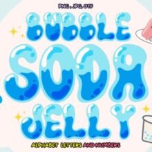 Bubble Soda Jelly Font