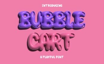 Bubble Cart Font