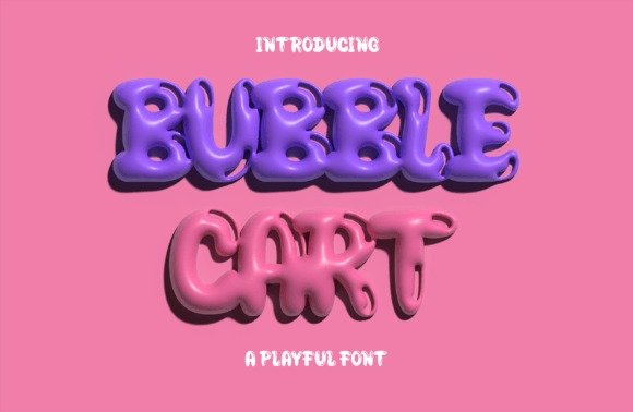 Bubble Cart Font