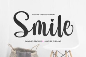 Smile Calligraphy Font