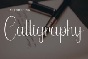 Calligraphy Font 1