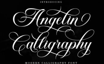 Angelin Calligraphy Font