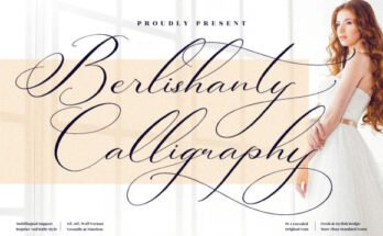 Berlishanty Calligraphy Font