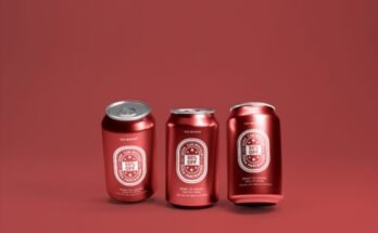 Soda Can Packaging Mockups