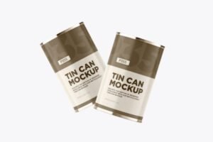 Tin Can PSD Mockup Set for Display
