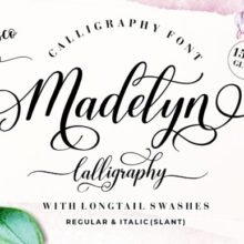 Madelyn Calligraphy Font