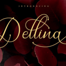 Dellina Script Font