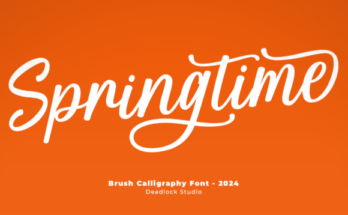 Springtime Font