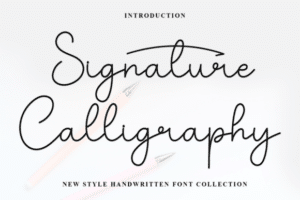 Signature Calligraphy Font