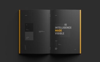 A4 Magazine Brochure Mockup Set