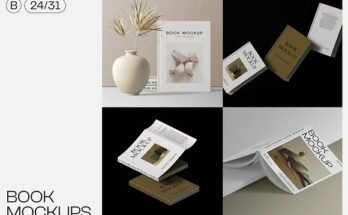 The Top 55 book mockups