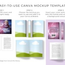 KDP Book Mockups for Canva
