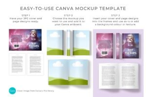 KDP Book Mockups for Canva