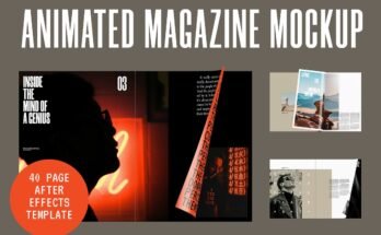 Animated Magazine Mock Up