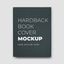 Hardback Book Cover Mockup