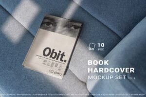 Book HardCover Mockups vol3
