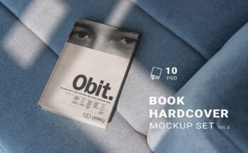 Book HardCover Mockups vol3