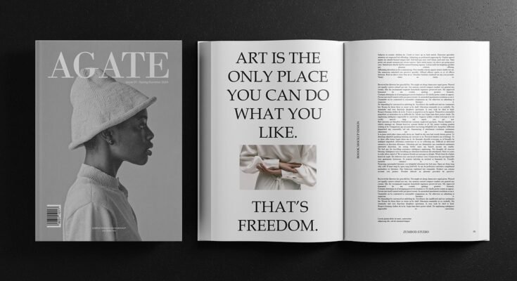 AGATE Magazine Mockups