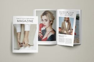 Magazine Brochure Catalog Mockup
