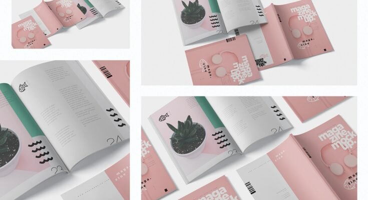 Magazine Mockup - US Letter 8.5x11