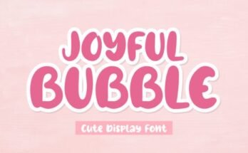 Joyful Bubble Font