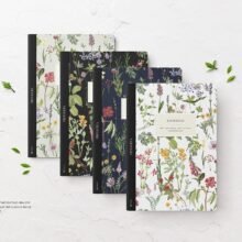 Set of 4 Notebooks Mockup