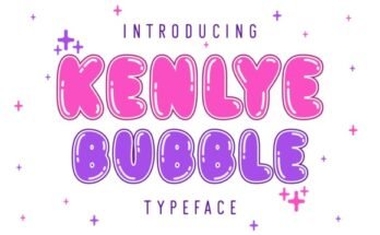 Kenlye Bubble Font