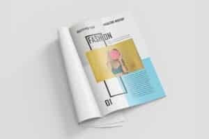 Open Magazine Mockup