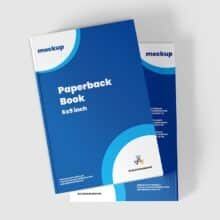 Paperback Book Mockup - 6x9 inch