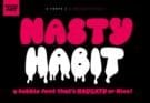 Download Nasty Habit Font
