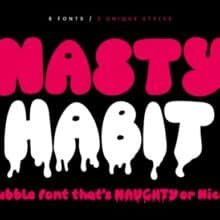Nasty Habit Font