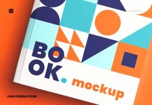 Book Cover Mockup Paperback