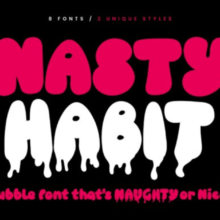 Nasty Habit Font