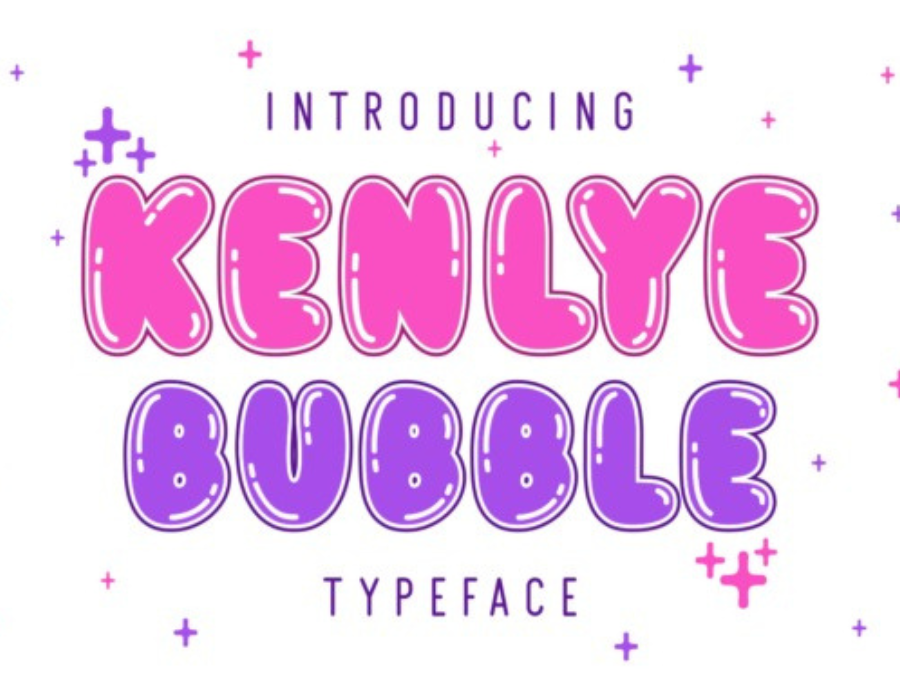 Bubble Stick Font