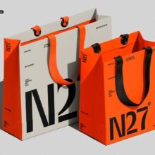 Paper Bag Mockup Set