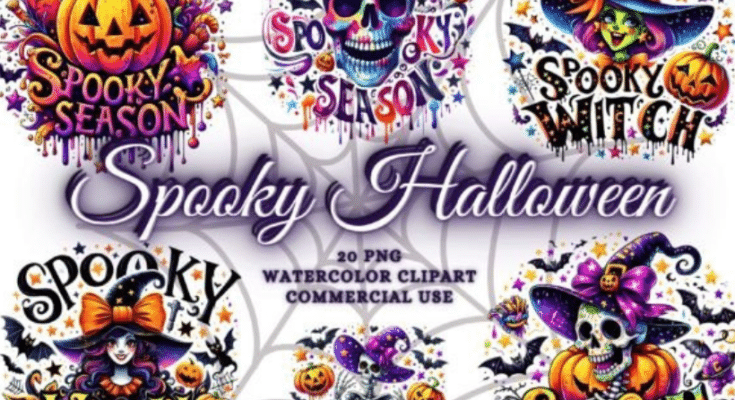 Spooky Halloween Clipart Spooky PNG